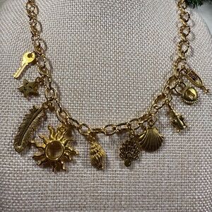 Gold Charm Necklace